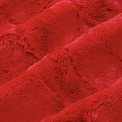 Faux Fur Shannon Fabrics - Luxe Cuddle® Hide Cardinal